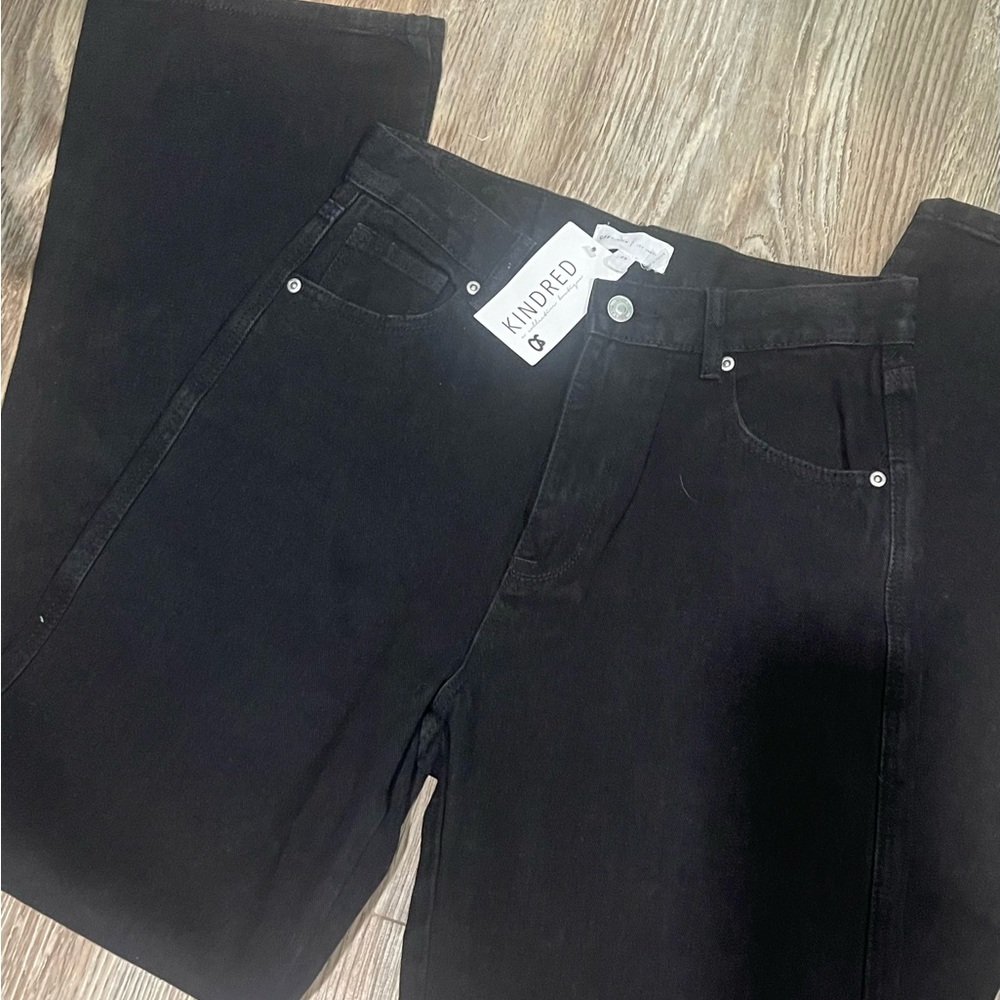 Brand new black denim jeans